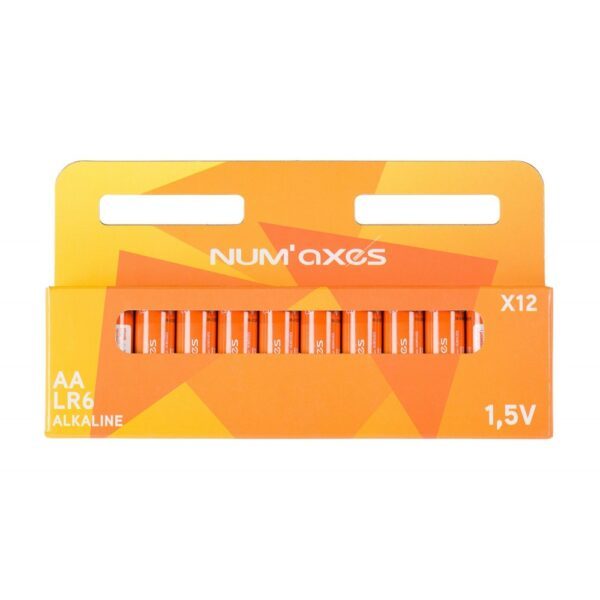 Piles AA LR6 1.5V Num'axes x12