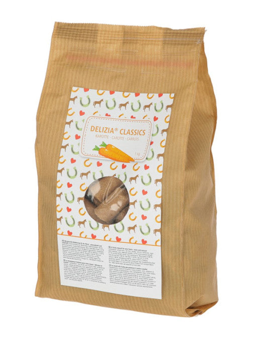 Friandises pour chevaux classic 1kg Delizia