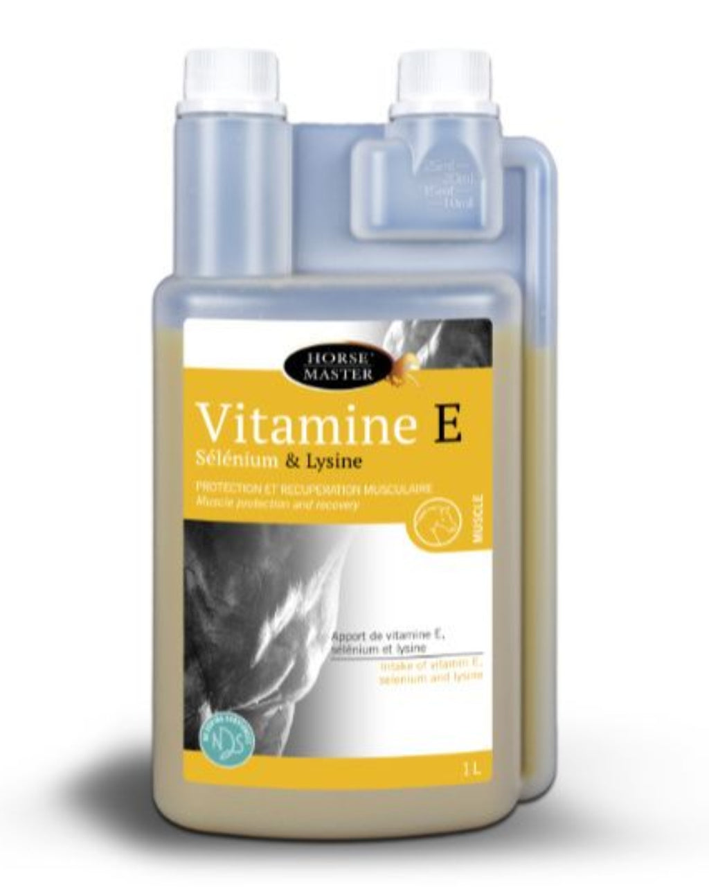 Vitamine E Sélénium & Lysine liquide 1L Horse Master