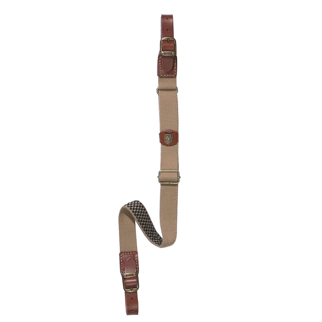 Bretelle fusil beige réglable Riserva