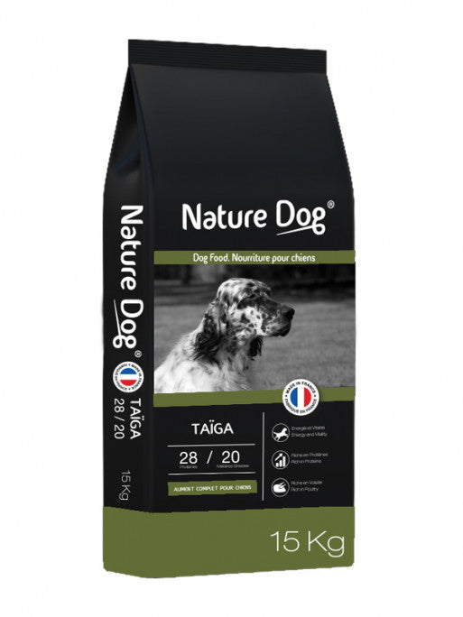 Croquettes Taïga 28/20 Nature Dog 15kg