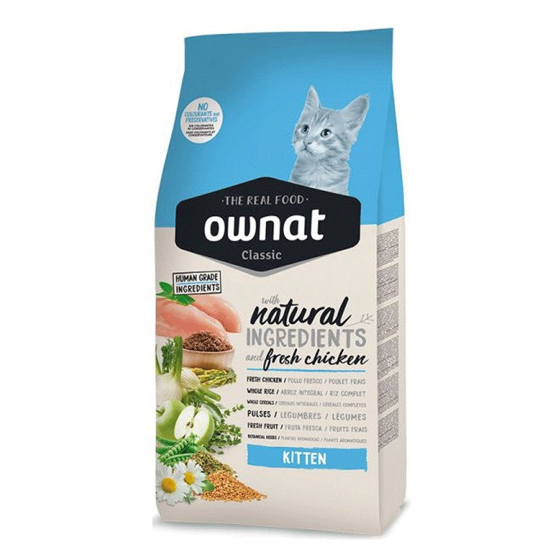 Croquettes chat Classic Kitten Ownat 4kg