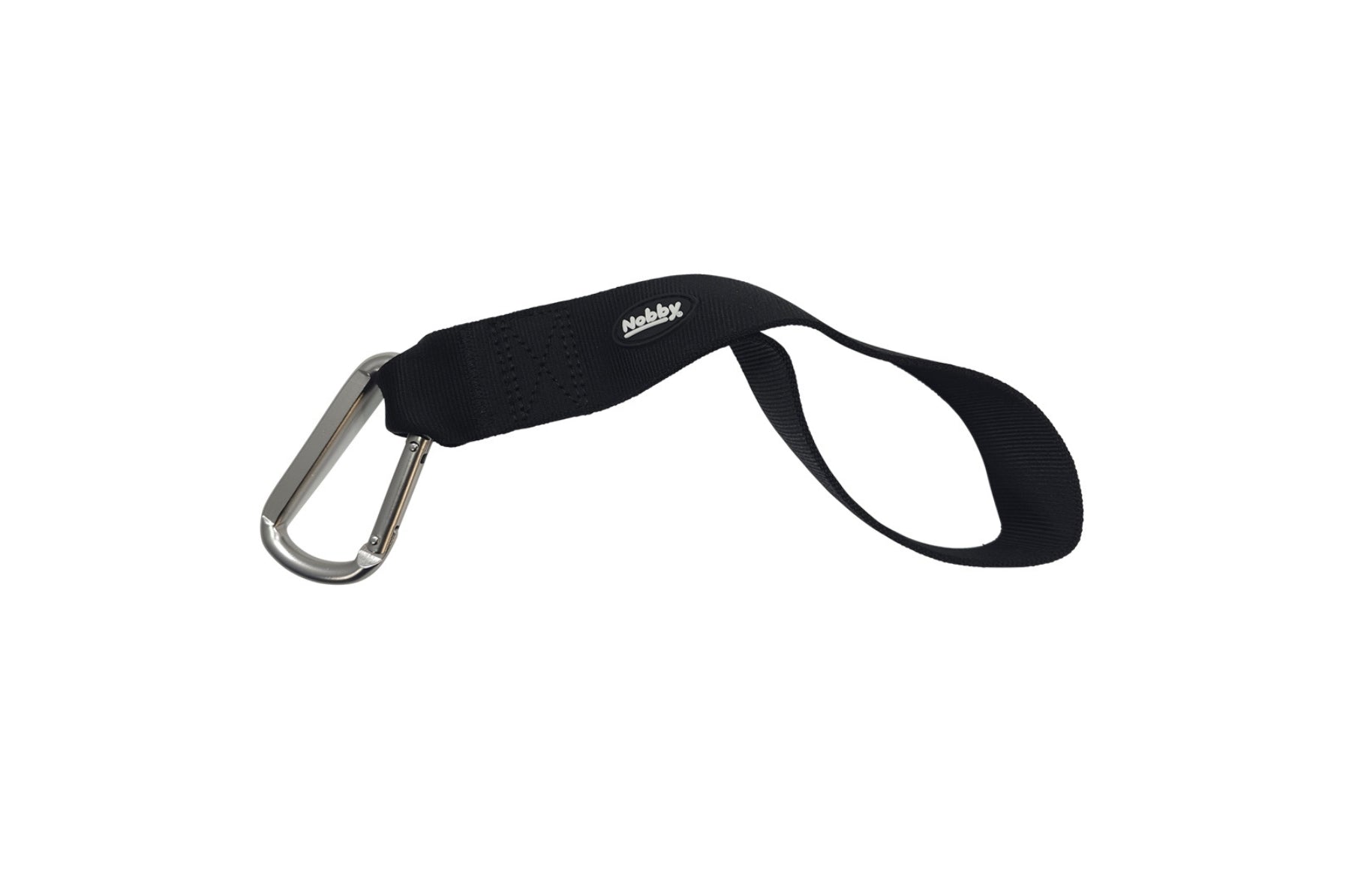 Ceinture de sécurité et laisse courte noir 38mm x 30cm