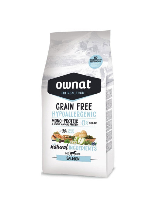 Croquettes Grain Free Hypoallergenic Salmon Ownat 12 kg