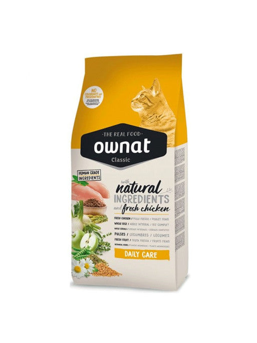 Croquettes chat Classic Daily Care Ownat 15kg