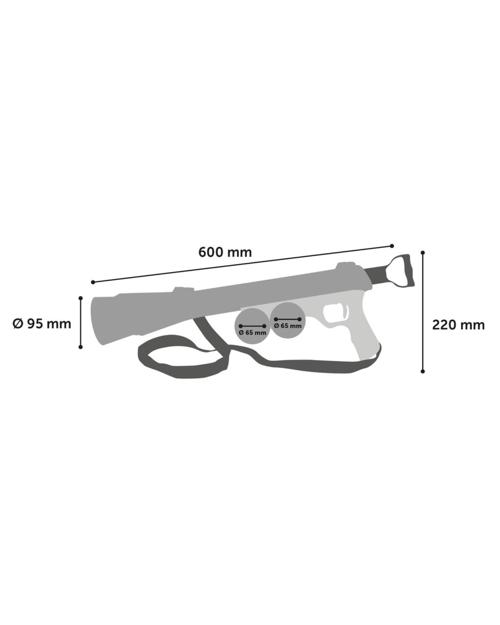 Bazooka shooter + balle de tennis