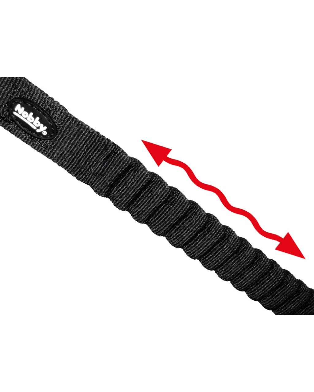 Extension de laisse élastique \'Soft Stop Belt\' L noir