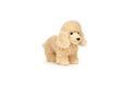 Peluche caniche 20cm Nature de Brenne