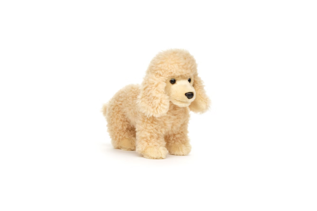 Peluche caniche 20cm Nature de Brenne