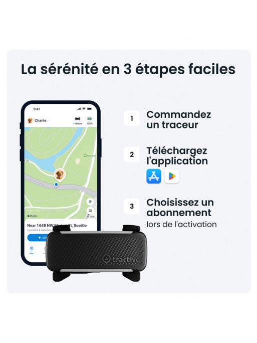 Traceur GPS connecté Dog6 Tractive