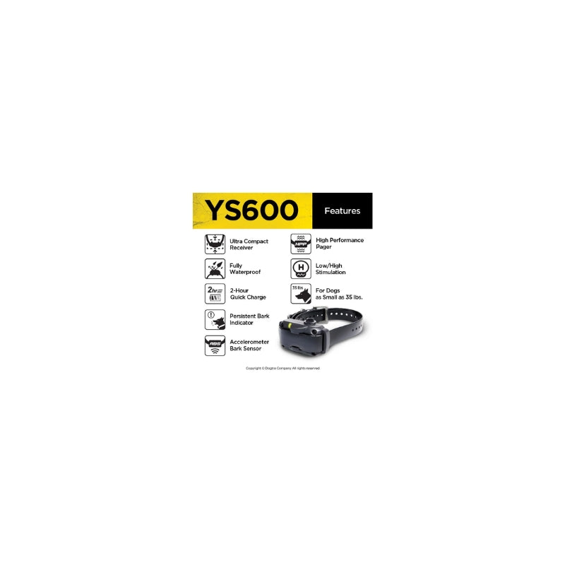 Collier DOGTRA YS600 anti-aboiement