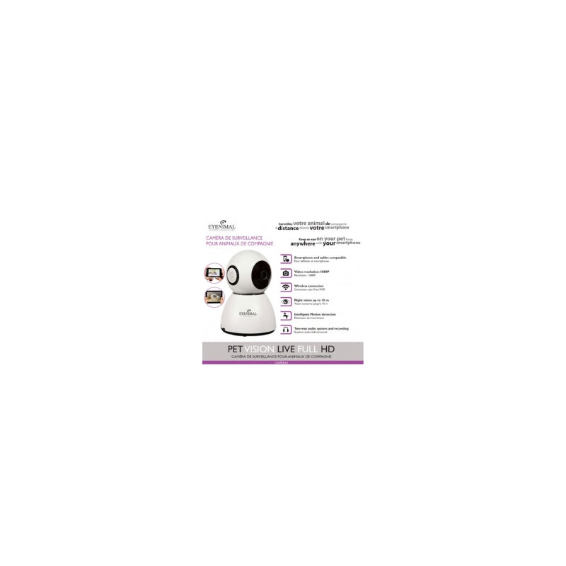 Caméra surveillance Eyenimal Pet Vision Live Full HD Num'axes