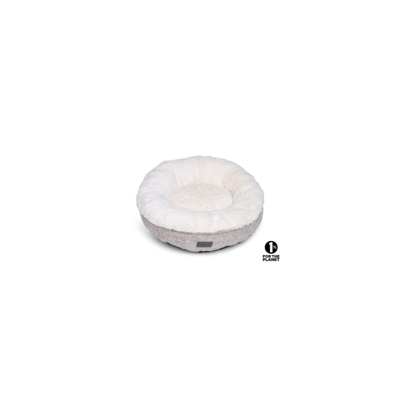 Pannier donut Alys beige/blanc