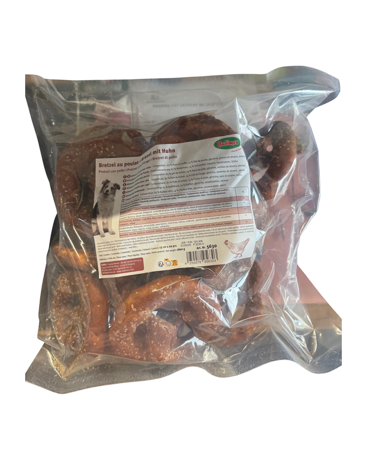 Bretzel au poulet 90g Vrac