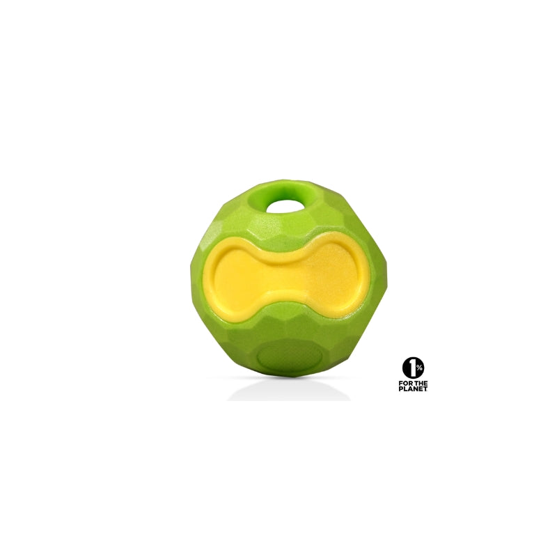 Jouet chien TPR Balle vert 9cm