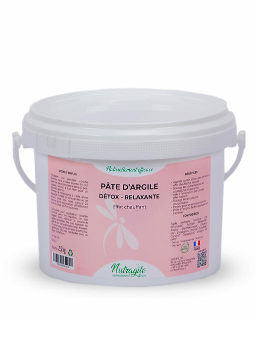 Pâte d'argile Détox Relaxante 1.5kg Nutragile