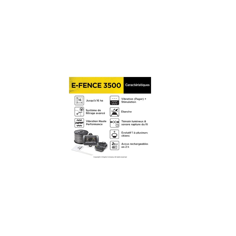 Clôture anti-fugue Dogtra EF-3500