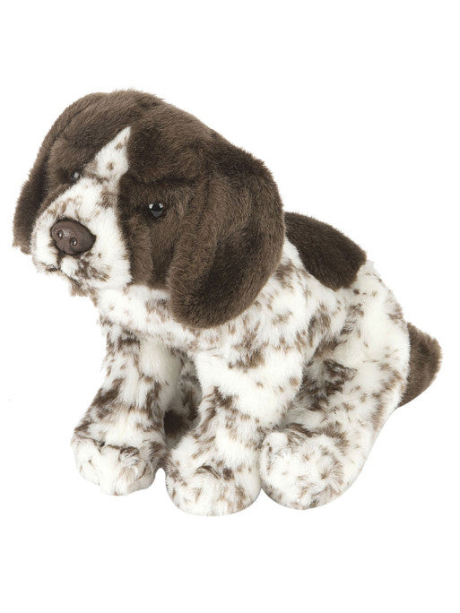 Peluche Chien Pointer 27cm Nature de Brenne