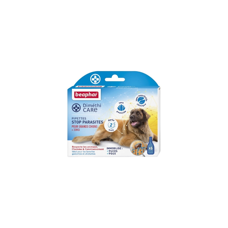 Pipettes antiparasitaires Diméthicare chien Béaphar