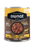 Alimentation humide Ownat Wetline Turkey & Pumpkin