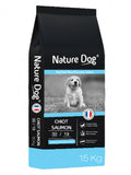 Croquettes chiot saumon 30/19 15kg Nature Dog