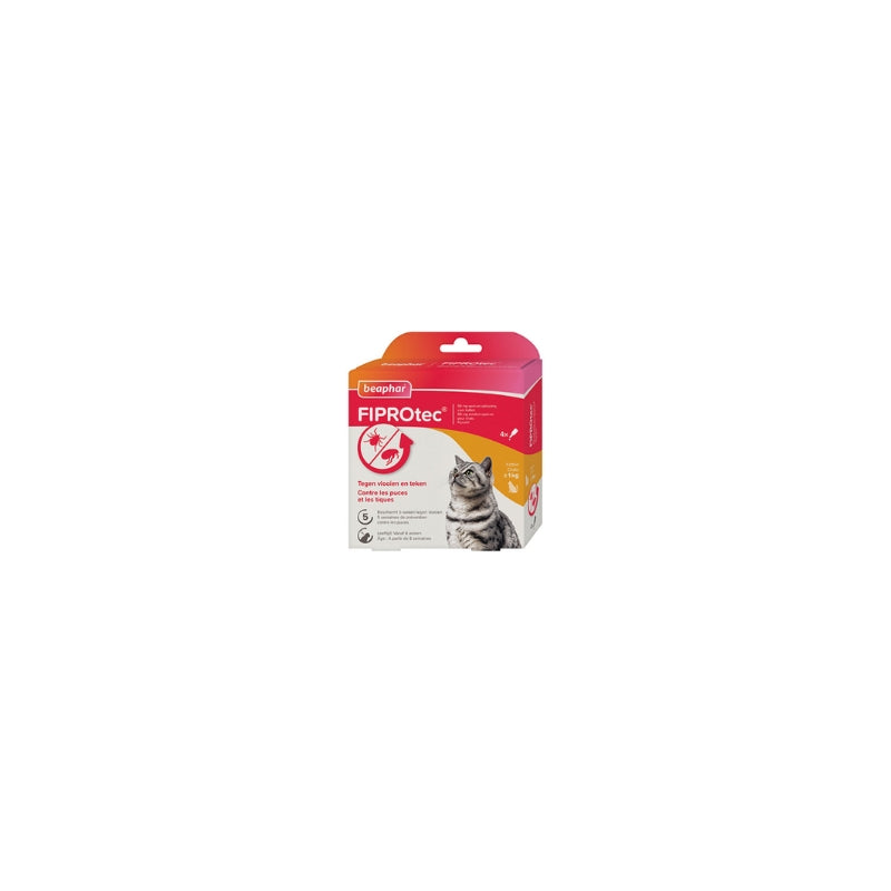 Pipettes antiparasitaires chat Fiprotec Beaphar
