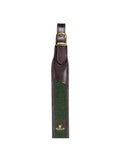 Bretelle carabine loden avec attache métallique