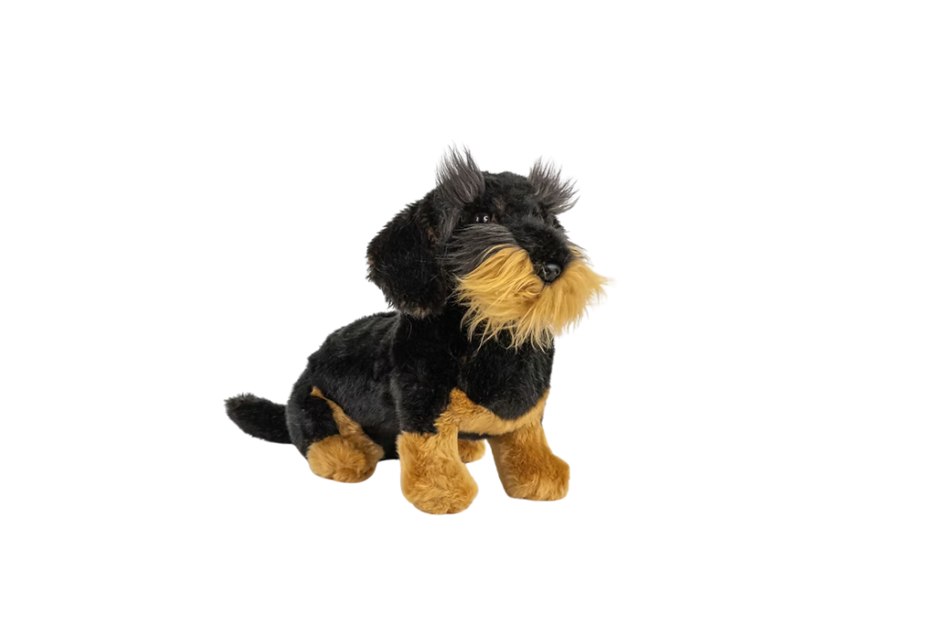 Peluche Teckel 28cm Nature de Brenne