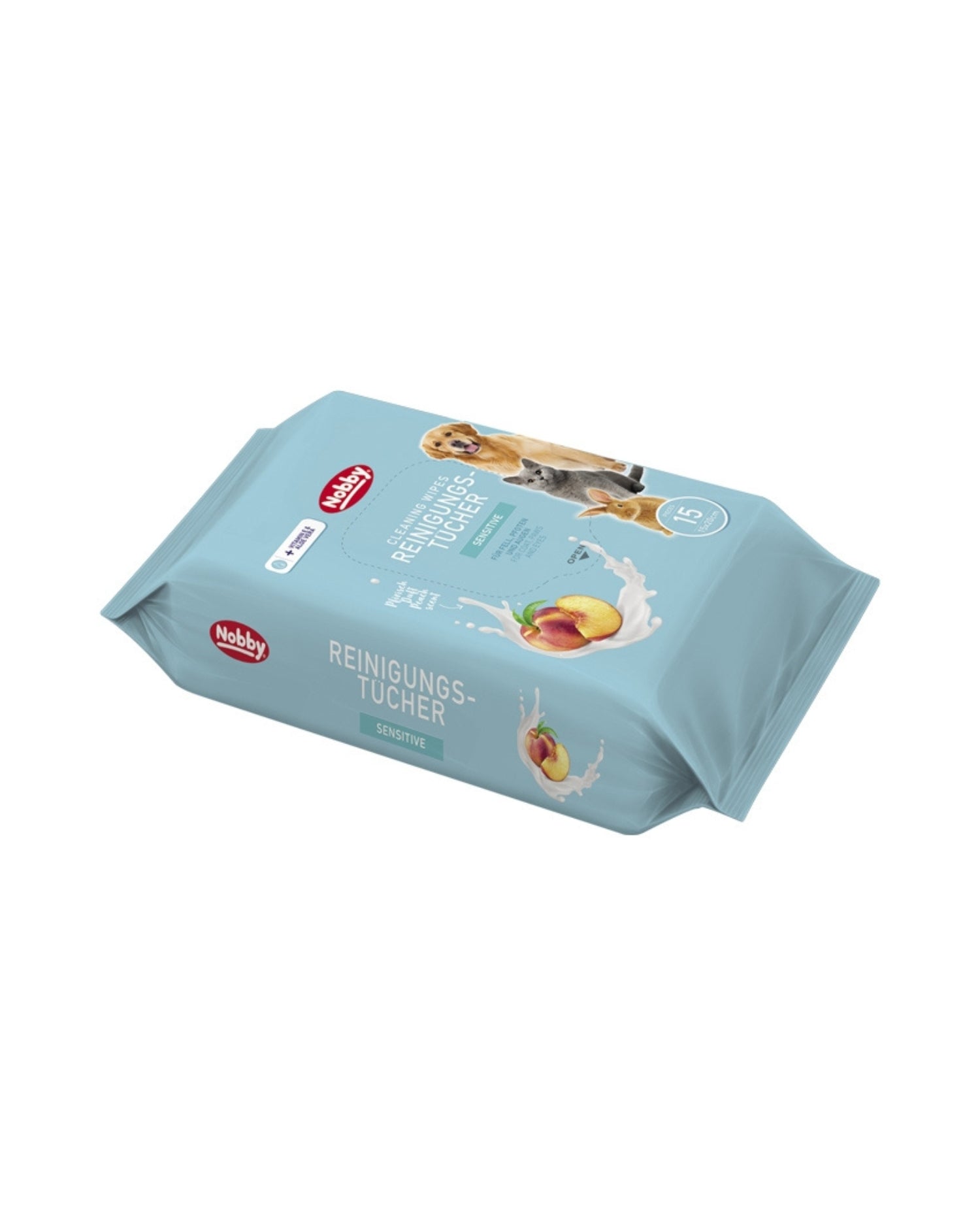 Lingettes nettoyantes universelles pour animaux
