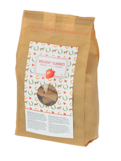 Friandises pour chevaux classic 1kg Delizia