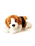 Peluche Beagle couché 23cm Nature de Brenne