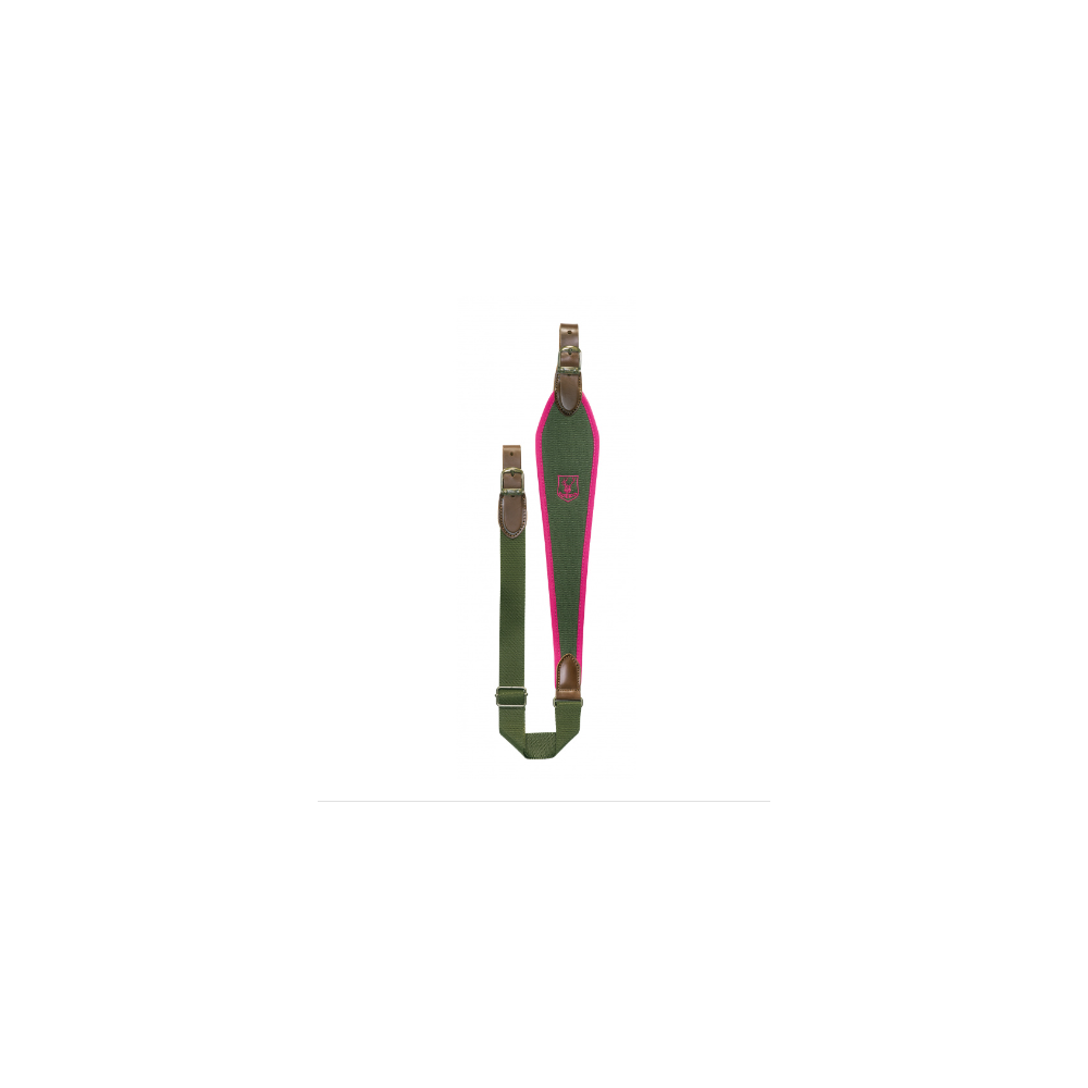 Bretelle pour carabine avec détailles rose