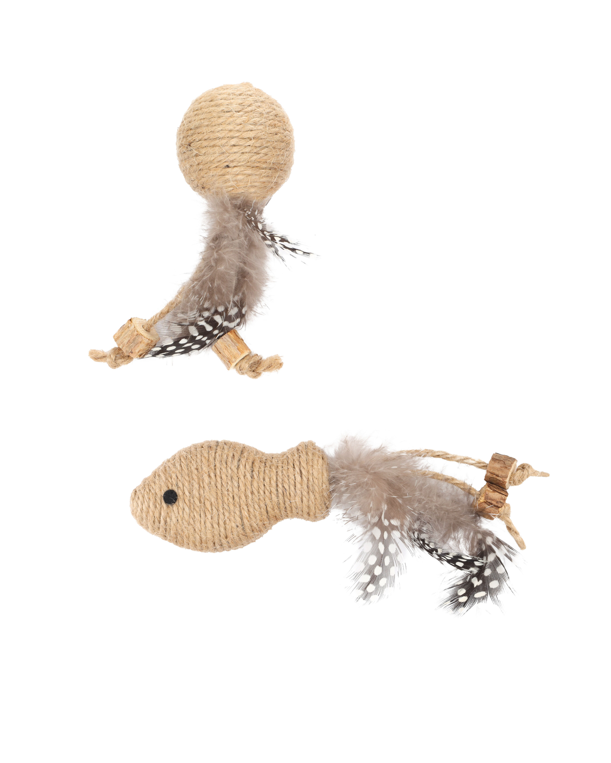 jouet pour chat balle & poisson