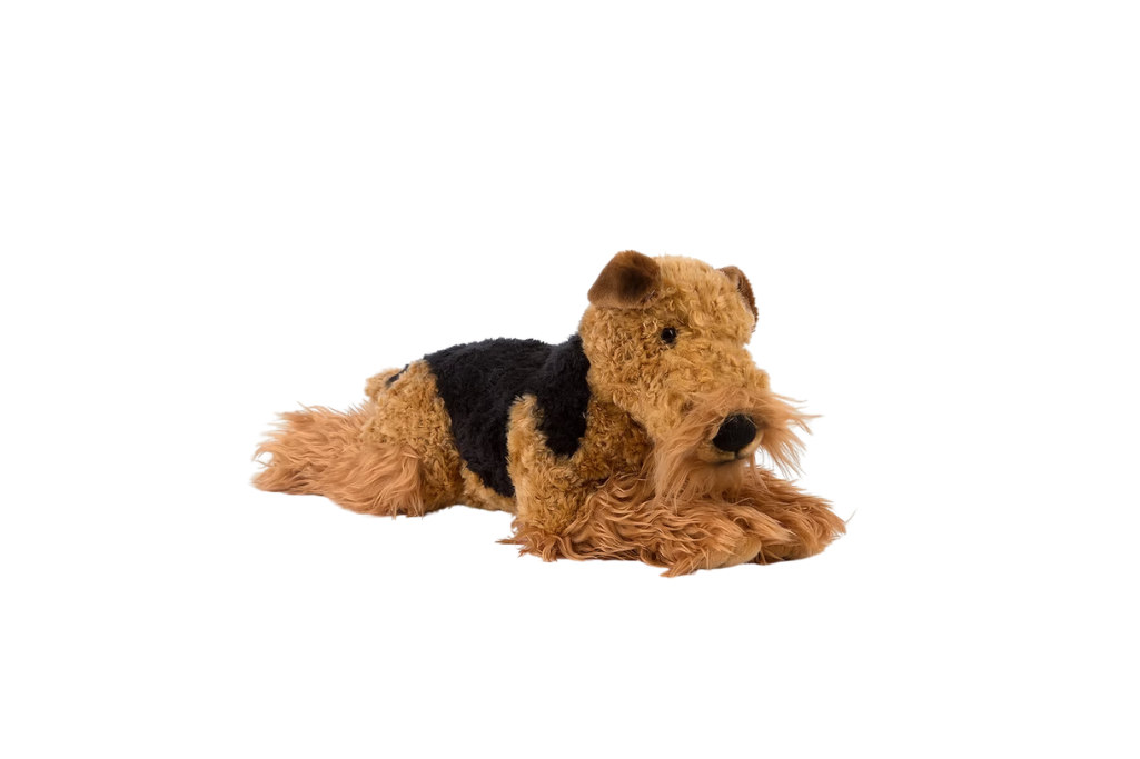 Peluche Airdale Fox Terrier 28cm Nature de Brenne
